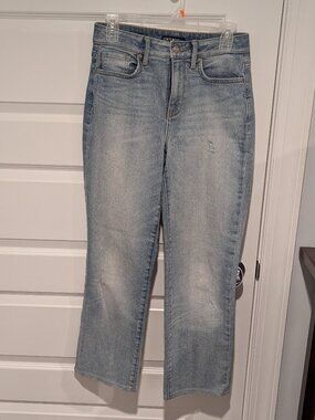 NYDJ straight ankle jeans - light blue - size 27